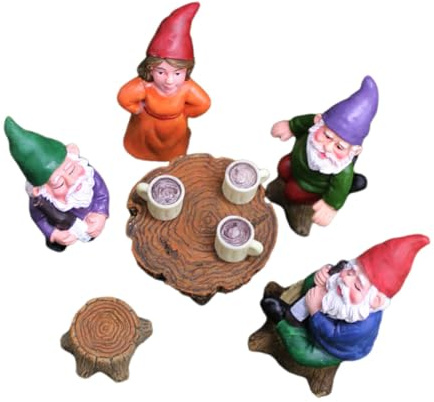 TOYANDONA Adornos De Jardín De Resina Graciosos para Macetas Jardines y Césped Decoración Exterior