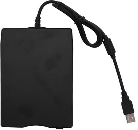Jectse Lettore Floppy Disk USB, unità Floppy Esterna Portatile con Forte Anti-interferenza per Floppy Disk da 3,5 Pollici, Compatibile con Laptop 98 2000 7 8
