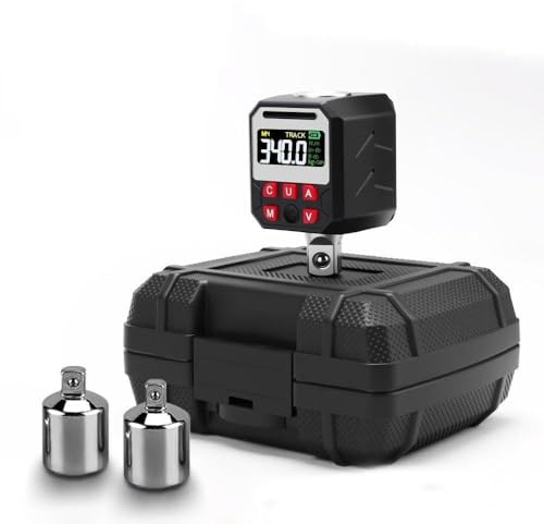 NEIQIUWING 1 styck 1/2-tums digital momentnyckel adapter torsionskniv 10-200 Nm, 17-340 Nm, 3-60 Nm för bil- och industriunderhåll