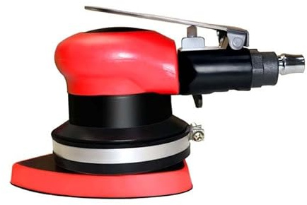 Dual-Action Pneumatic Sander Polisher, 12000 RPM with Orbital Stroke and Pad, for Car Detailing and Furniture Finishing