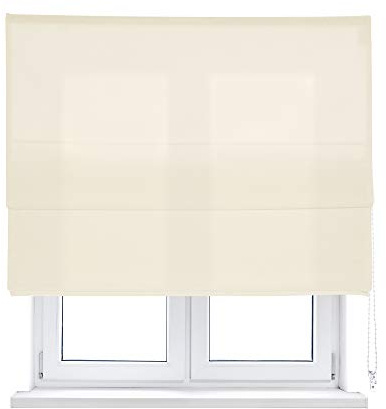 VIEWTEX | Store Bateau Tamisant | Couleur: Ivoire 120 X 250cm | pour Fenêtres et Portes | Fabriqué en Europe | Garantie 5 Ans