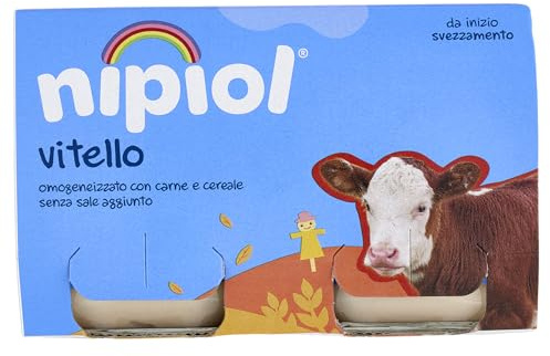 Nipiol Omogeneizzato Vitello 2x120g (12 Confezioni)