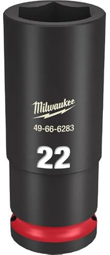 Milwaukee Socket 6 Point DEEP 1/2INX22MM 49-66-6283