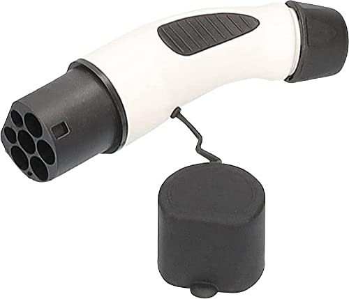 as – Schwabe Ersatzstecker für Elektrofahrzeugladekabel Typ 2 - LADESTATIONSSEITIG - 11 kW / 16 A / 400 V / 3-phasig - Modus 3 - E-Auto EV/PHEV Ersatzstecker - IP44 - schwarz/weiß, 65142