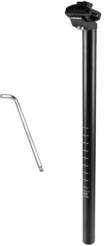 Tija de sillín de Bicicleta de 25,4 mm, aleación de Aluminio Tijas para Bicicletas, Longitud 450 mm