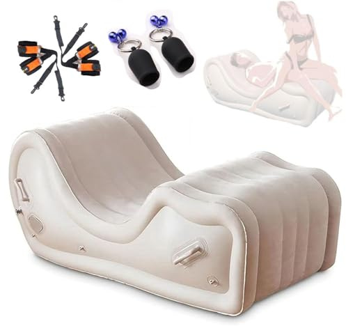 Cugzue Canapé Gonflable Fauteuil inclinable, utilisable en Position Assise ou allongée,Sofa7