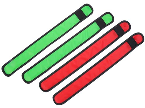 UTHCLO 4piezas Bandas LED para Patas de Caballo Correas para Piernas Vendajes para Piernas de Caballo Seguridad para Montar Decoración de Fiestas Tobileras Lavables Alta Visibilidad