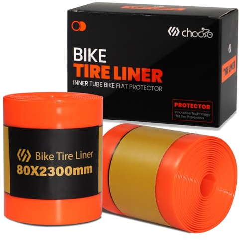 Chooee Fat Self-adhesive Bike tyre liner,Anti-puncture Tyre Liner for 20/24/26Inch Mountain Bike Puncture Tyre Liner,2 pack Bicycle Inner Tube Flat Protection