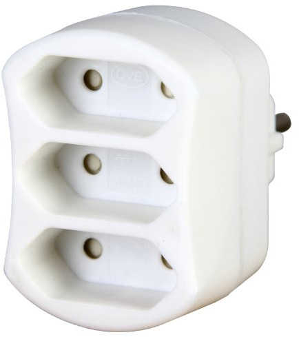 Kopp 471302003 adapter 3-fack, vit