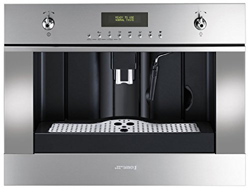 Smeg - CMS45X - Machine à café encastrable, 1350 watts, Acier inoxydable