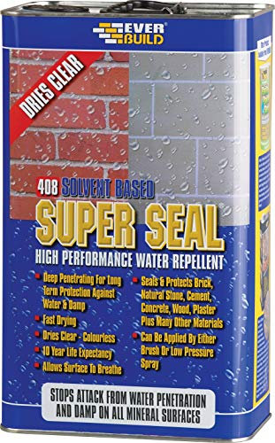 Everbuild 408 Super Seal High Performance Water Repellent 5 Litre