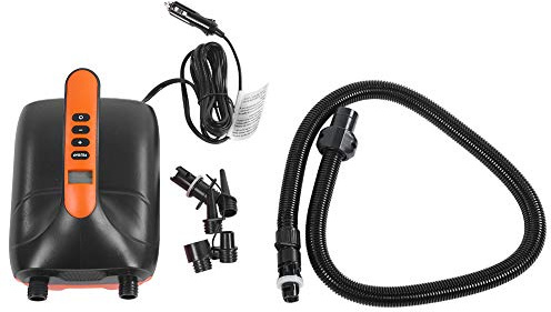 Lazmin Bomba de Aire, Bomba de Aire Digital portátil de Alta presión de 12 V, Bomba de para Tablas de Paddle inflables de pie, Barcos, Kayak, Peso súper Ligero de 4 LB