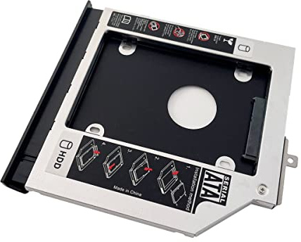 2nd HDD SSD Hard Drive Optical Bay Frame Caddy Tray for Asus A555 K555 FL5600 FL5800 X554 F554 X555 F555 with Bezel Front Cover Mounting Bracket