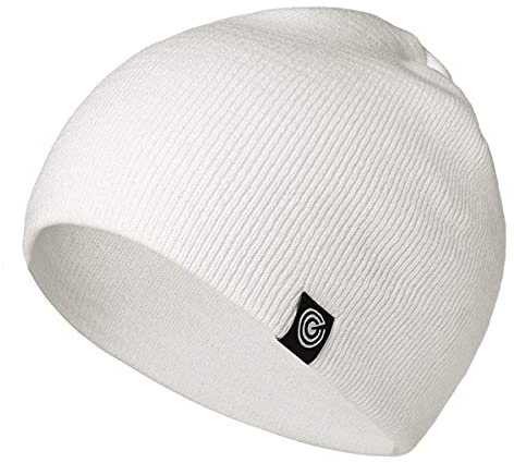 Original Beanie Cap - Soft Knit Beanie Hat - Warm and Durable (White)