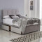 ComfoRest - Grand 5FT King Size Bed with Mattress & 2 Drawers | Elegant Set for Spacious Bedrooms | Sturdy Frame for Comfort | Luxe Divan for Relaxing Sleep (Silver Plush)