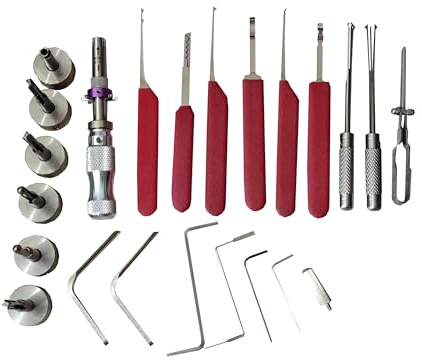 Kit d'outils de crochetage de serrure pour serrurier principal et secondaire - Outil de crochetage rapide - Outil de crochetage rapide
