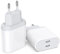 Wallgong Chargeur USB C, 2-Pack 25W Prise for iPhone 16/16 Pro/16 Pro Max/16 Plus/15/14/13/12/11/SE 2020/X/XS/XR, USBC Alimentation Rapide Adaptateur Secteur Charge Type C