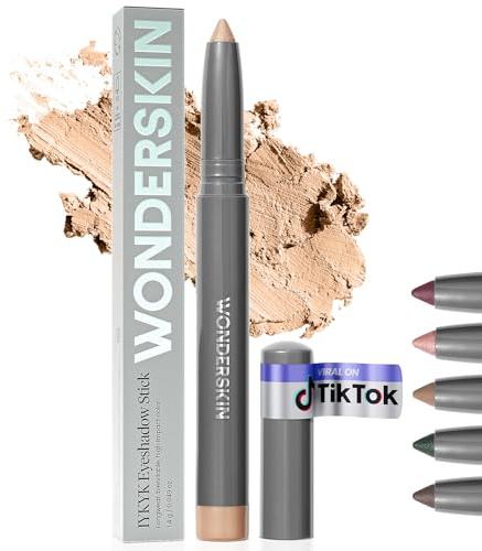 Wonderskin Eyeshadow Stick - IYKYK Longwear Eye Shadow Sticks, Budge-Proof & Waterproof Shimmer Eyeshadow Stick with Built-in Sharpener (Champagne)