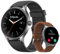 Smartwatch Herren Damen, 1.27″ AMOLED-Display Smartwatch mit Telefonfunktion/KI-Sprachassistent, Fitnessuhr 120+ Sportmodi IP68 Wasserdicht, Fitness Tracker Schlafmonitor SpO2 Schrittzähler, 2 Armband
