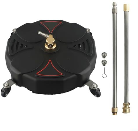 TRELVEX Nettoyeur Haute Pression Sandyseptember 13 Pouces, Accessoire de Nettoyage de Surfaces, Solution Polyvalente, autolaveuse de Sol Ronde, pour allées