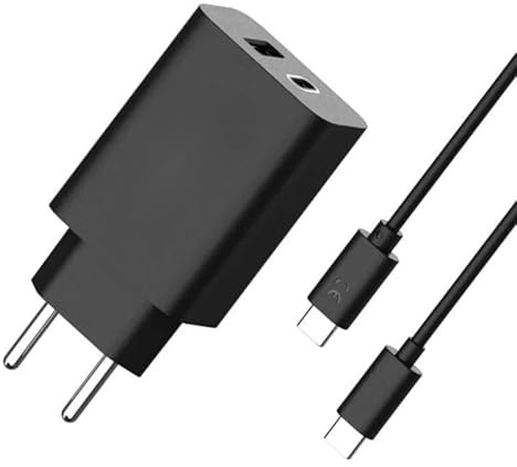 levitantes 50 W Turbo snabbladdare, dubbel USB-C, snabbladdning för mobila enheter och elektroniska tillbehör.