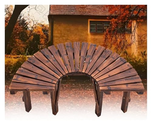 BZJPRFC Banc d'arbre en Bois, Décoration De Jardin, Tabouret De Jardin, Capacité De Charge 400 Kg, Formes Variées, for Parcs Et Jardins