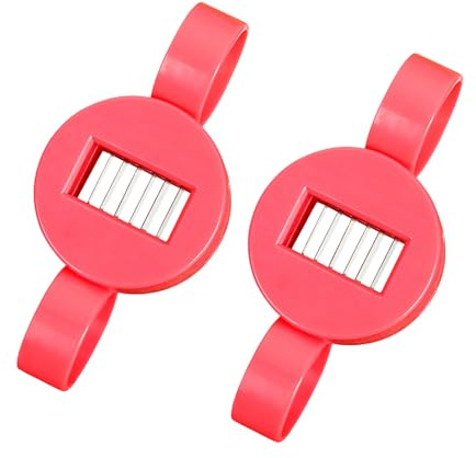 ApexPine 2 Pcs Manual Bean Slicer for Home Kitchen Vegetable Prep