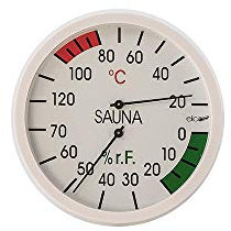 eliga Klimamesser weiß 120 mm für Sauna