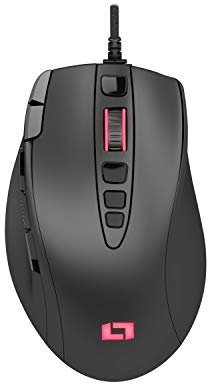 Lioncast ® LM15 Gaming Maus mit Kabel [PROGRAMMIERBARE Tasten] für PC - Beste MMO RGB Beleuchtung - PC Computer Maus USB