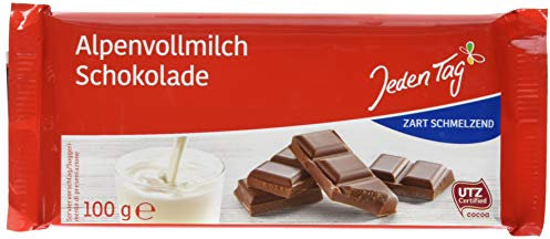 Jeden Tag Schokolade, Alpenvollmilch, 100 g