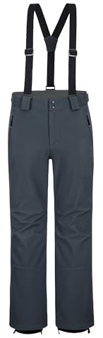 33,000ft Herren Skihose wasserdichte Hosenträgerhose Softshellhose | Winddicht, Warm, Gefüttert, Snowboardhose, Skilanglaufhose, Thermohose, Outdoorhose, Atmungsaktiv, Skifahren