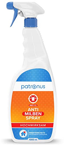 Spray anti-acariens pour matelas et coussins 1000 ml - Spray anti-acariens comme remède contre les acariens de la poussière de maison - inodore, très efficace et testé en laboratoire