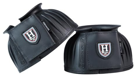 Harrison Howard 2/Pack Rubber Pull-on Bell Boots, Hoof Overreach Protection