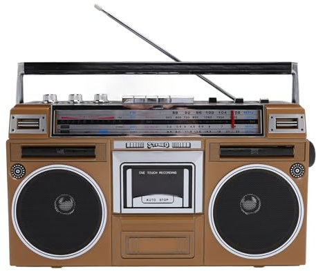 Reproductor de Cassette, Grabadora de Cinta de Reproductor de Cassette para Casa (Enchufe de la UE)