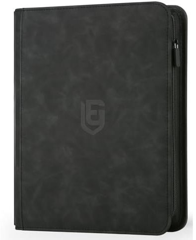 EYEGLEAM 9 Pocket Card Binder,540 Pocket Trading Card Binders,Loading Pocket Collectible Card Album for MTG, TCG, Sport Card, Game Cards Black