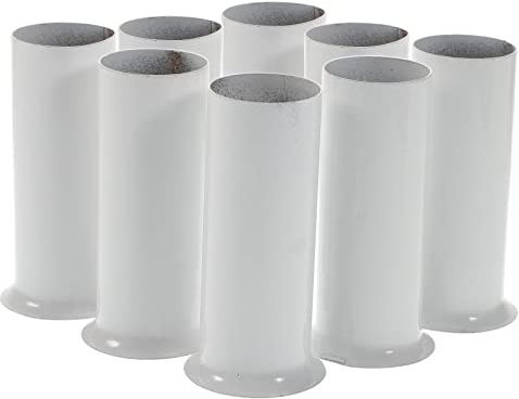 HAMPPLIES 6 piezas Funda para Portalámparas de Vela de Metal Casquillos para Candelabros y Lámparas de Techo Fáciles de Instalar Accesorios para Iluminación Decorativa