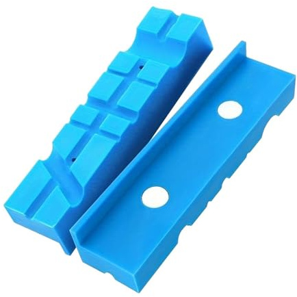 Gralara 2 Pièces Protections de Mâchoire D'Étau Couvertures Serrage Embouts Doux Protecteurs Multi Usages En Caoutchouc Résistant Approprié pour Élec, 5 Pouces