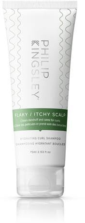 Philip Kingsley | Flaky/Itchy Scalp Hydrating Curl Shampoo | Anti-Dandruff Shampoo for Curly, Coily & Wavy Hair | Calms Itchy Scalp Without Drying Curls | Clears Flakes & Soothes Scalp | 75ml