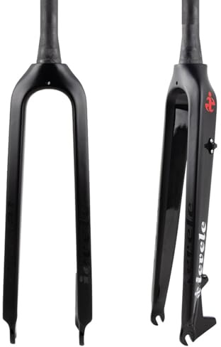 Forcella Rigida MTB In Carbonio 26/27.5/29 Forcella Per Mountain Bike Con Freno A Disco 1-1/2 Forcella Anteriore Per Bicicletta Conica QR 9Mm D,29''