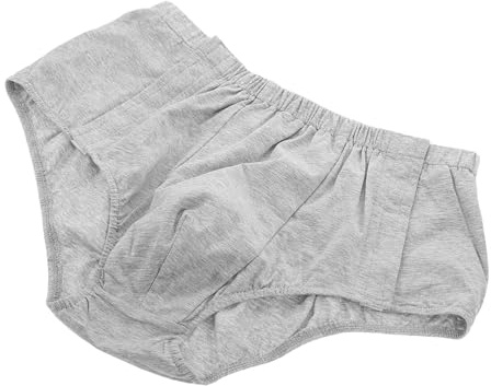 Yardenfun Mutande Uomo Incontinenza Riabilitazione Ergonomiche Triangolari con Apertura Laterale Facile Slip Post-operatori Lavabili e Riutilizzabili per Adulti Disabili