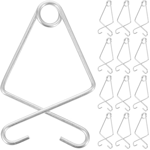 JOINPAYA 50 Crochets en Fil de Fer pour Faux Plafonds, Clips de Plafond Suspendu Robustes, Supports Réglables pour Décoration Maison, Bureau, Mariage et Organisation Pratique