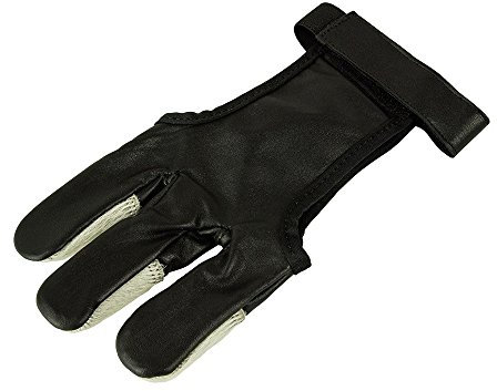 elToro Hair Glove Black and White - Schiesshandschuh - XS, für den Bogensport, Bogenschießen