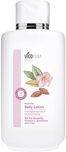 VICOPURA Basische Bodylotion, pH 7,4, feuchtigkeitsspendend, für jeden Hauttyp, 500 ml