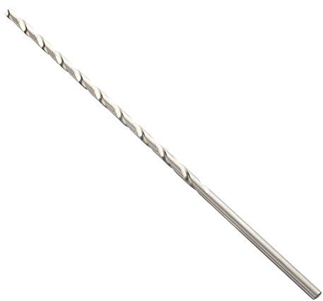 belupai Broca helicoidal HSS de 350 mm de diámetro, extra larga, broca de vástago recto, 8 mm