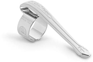 Kaweco Liliput Nostalgic Clip in Silver for Liliput Fountain Pen with Cap 9,5mm Diameter I Fountain Pen Holder with Subtle Logo as Accessory I Ball Pen with Cap Holder Made of Bronze I Silver