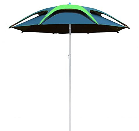 Tarp Patio Umbrella Universal Rainproof Windproof Sunscreen Umbrella Fishing Umbrella Rain Tarpaulin/Camping Tarp (Color : Dark Green Size : 2.4m)