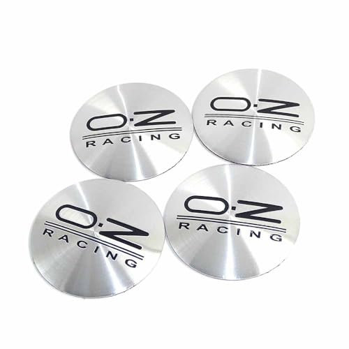4 Stück Auto Radnabenabdeckung, for OZ 56mm Wasserdicht Staubdicht Nabendeckel Auto Styling Felgen Abdeckung,B