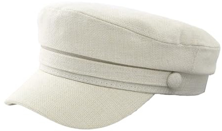 crazy bean Gorra de béisbol para Mujer Hombre Gorra Militar Clásica Vintage Ajustable Unisex Gorra de Poliéster con Visera Casual Deportes de Sombrero(Blanco)