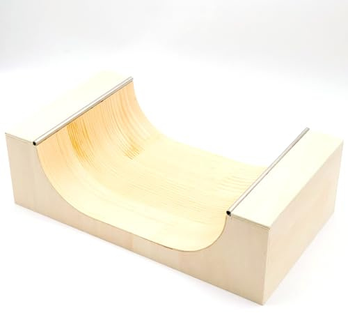 RACOFSB Wooden Fingerboard Half Pipe Ramp Handmade Pro Obstacles