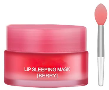 MEITREND Feuchtigkeitsspendende Lippenmaske, Lippenpflege Mask, Lip Sleeping Mask, Lippenbalsam Lippenschlafmaske für Lippenpeeling und Reduzieren Feine Linien (Berry)